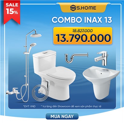 Combo Phòng Tắm Inax Phong Cách Hiện Đại